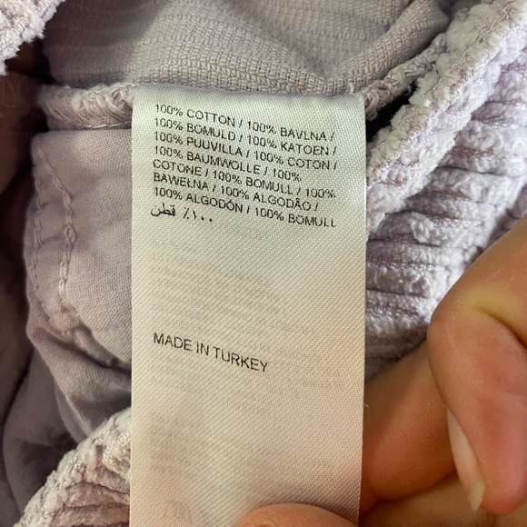 THE RAGGED PRIEST Unreal Corduroy Pant in Lavender size 24 - Picture 8 of 8